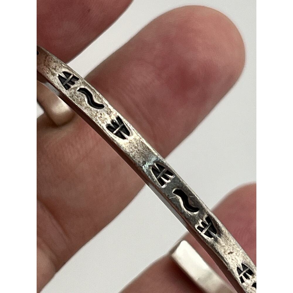 Native American Sterling Silver 925 Bracelet Handmade